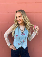 Dolly Denim Vest