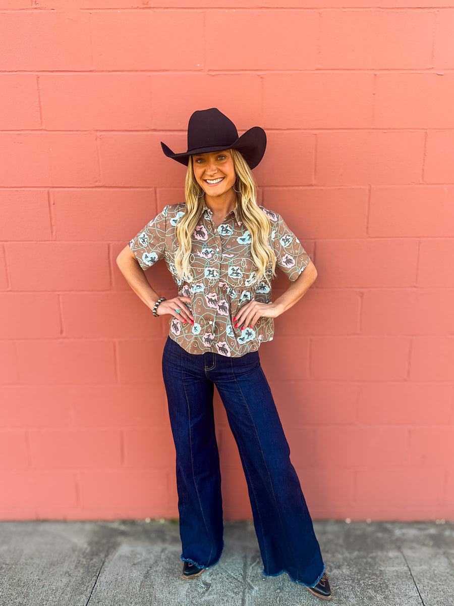 Loopty Lou Bubble Bronc Top