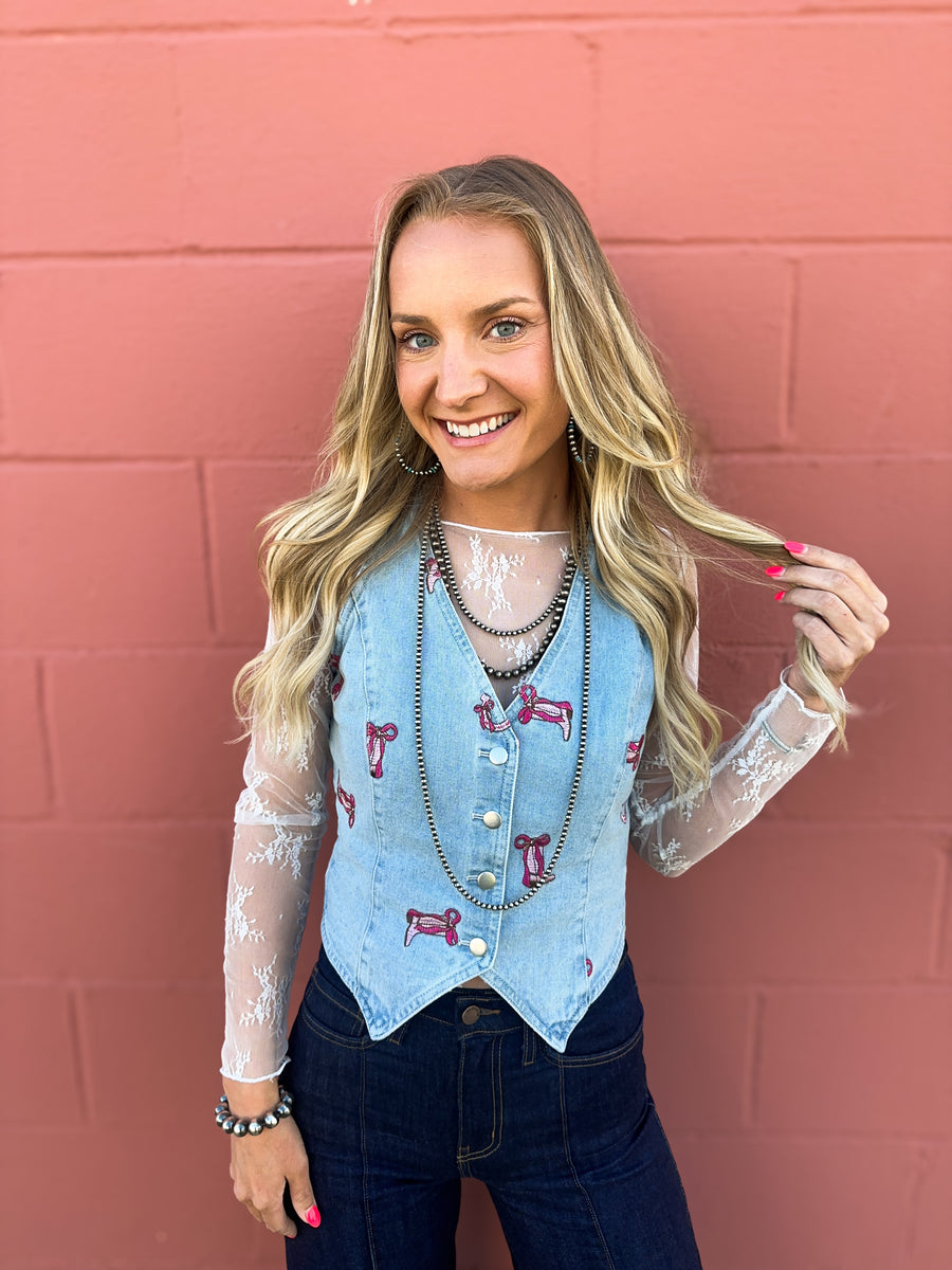 Dolly Denim Vest