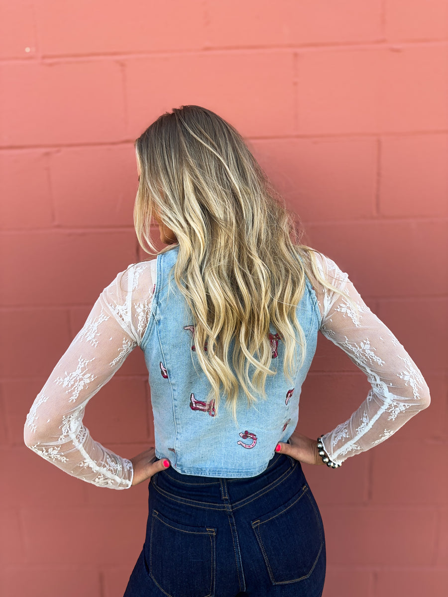 Dolly Denim Vest