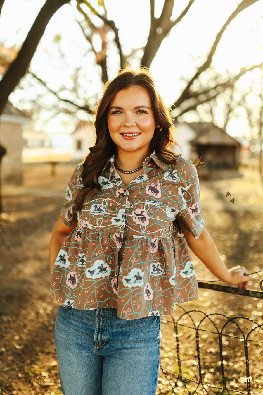 Loopty Lou Bubble Bronc Top