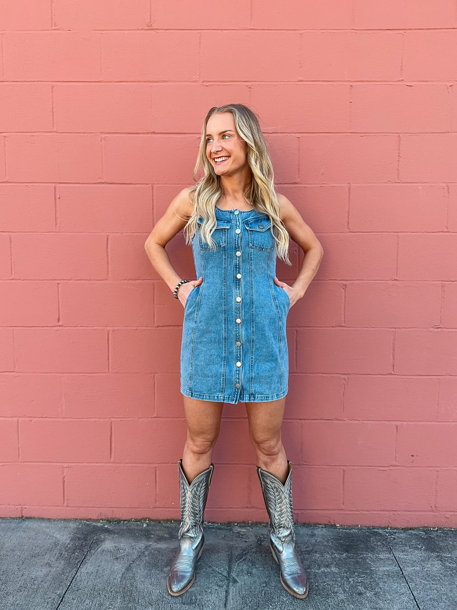 Macie Denim Dress