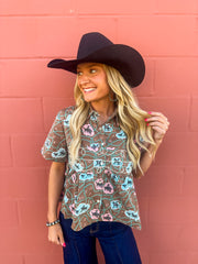 Loopty Lou Bubble Bronc Top