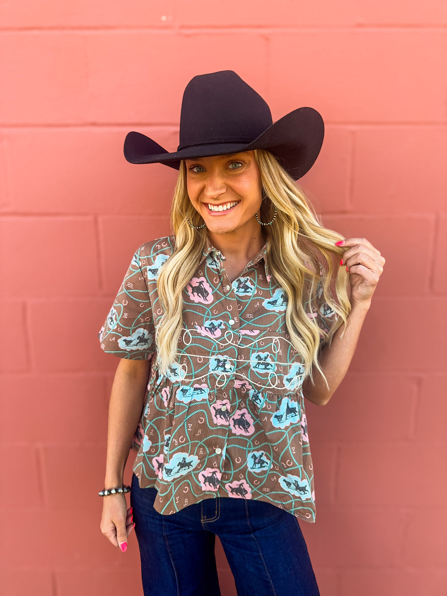 Loopty Lou Bubble Bronc Top