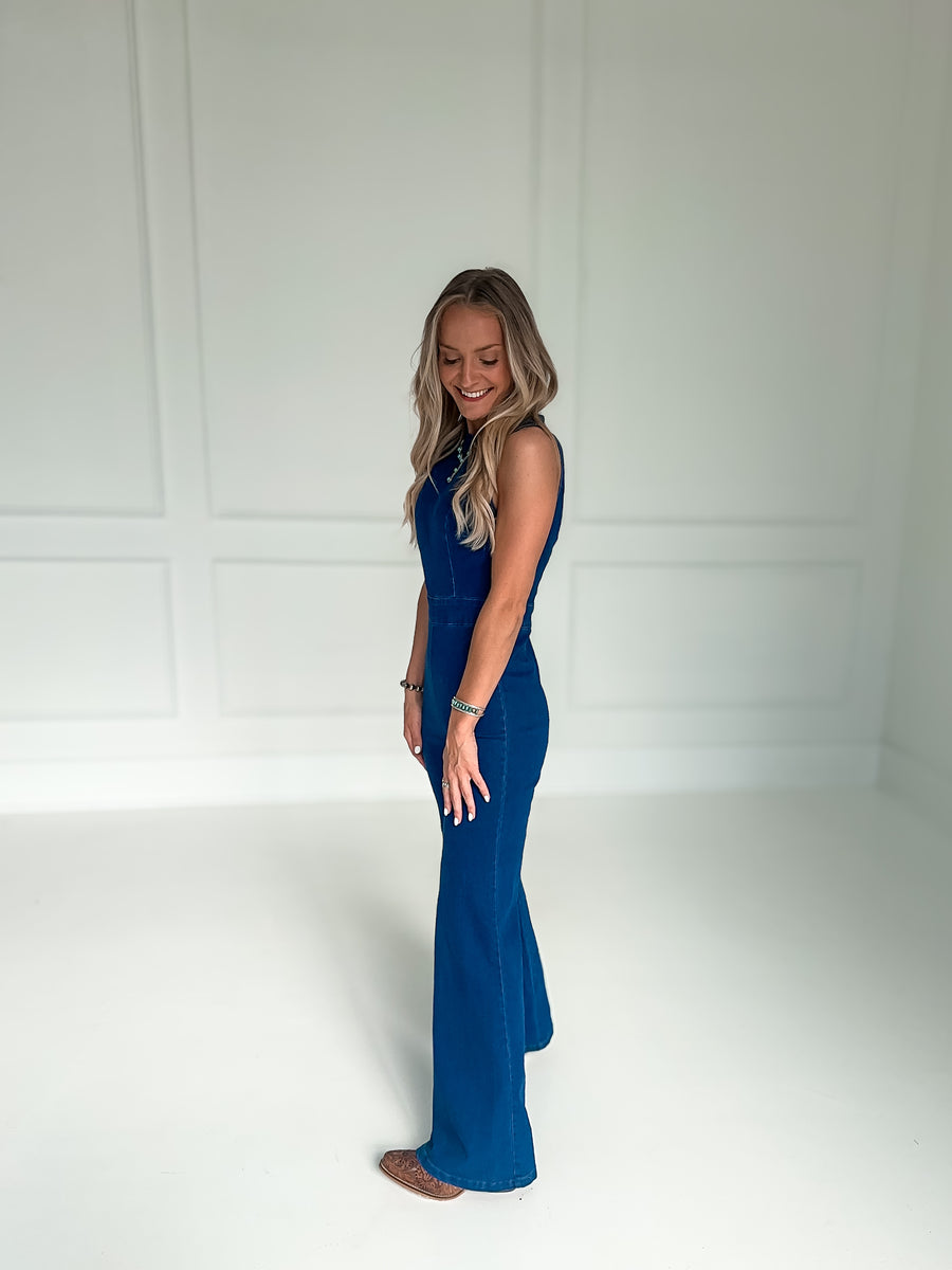 Cheyenne Denim Jumpsuit