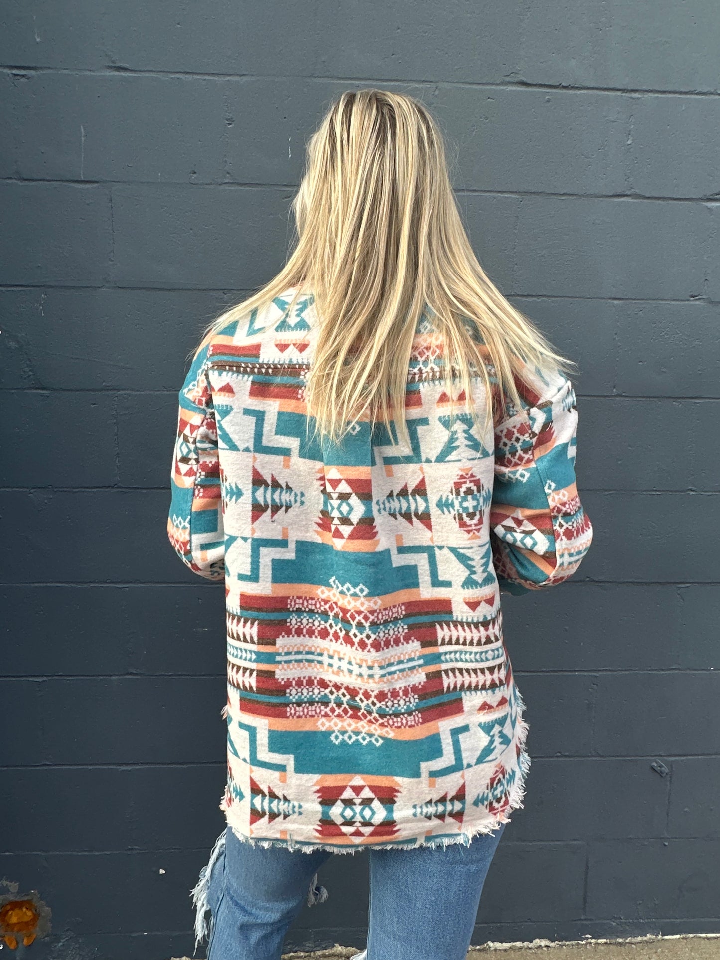 Wyoming Aztec shacket