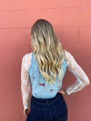 Dolly Denim Vest