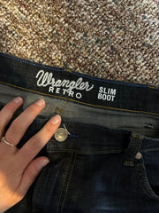Wrangler men’s retro slim boot 38x34