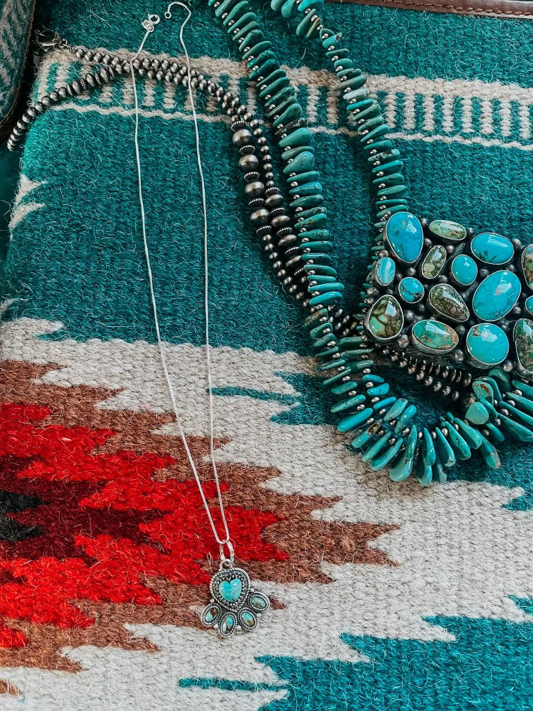 Turquoise Paw Necklace