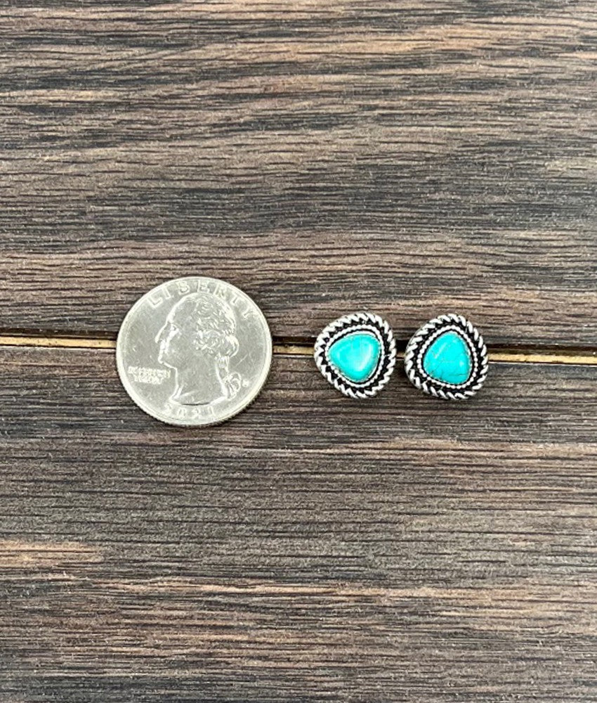 Austin turquoise stud earrings