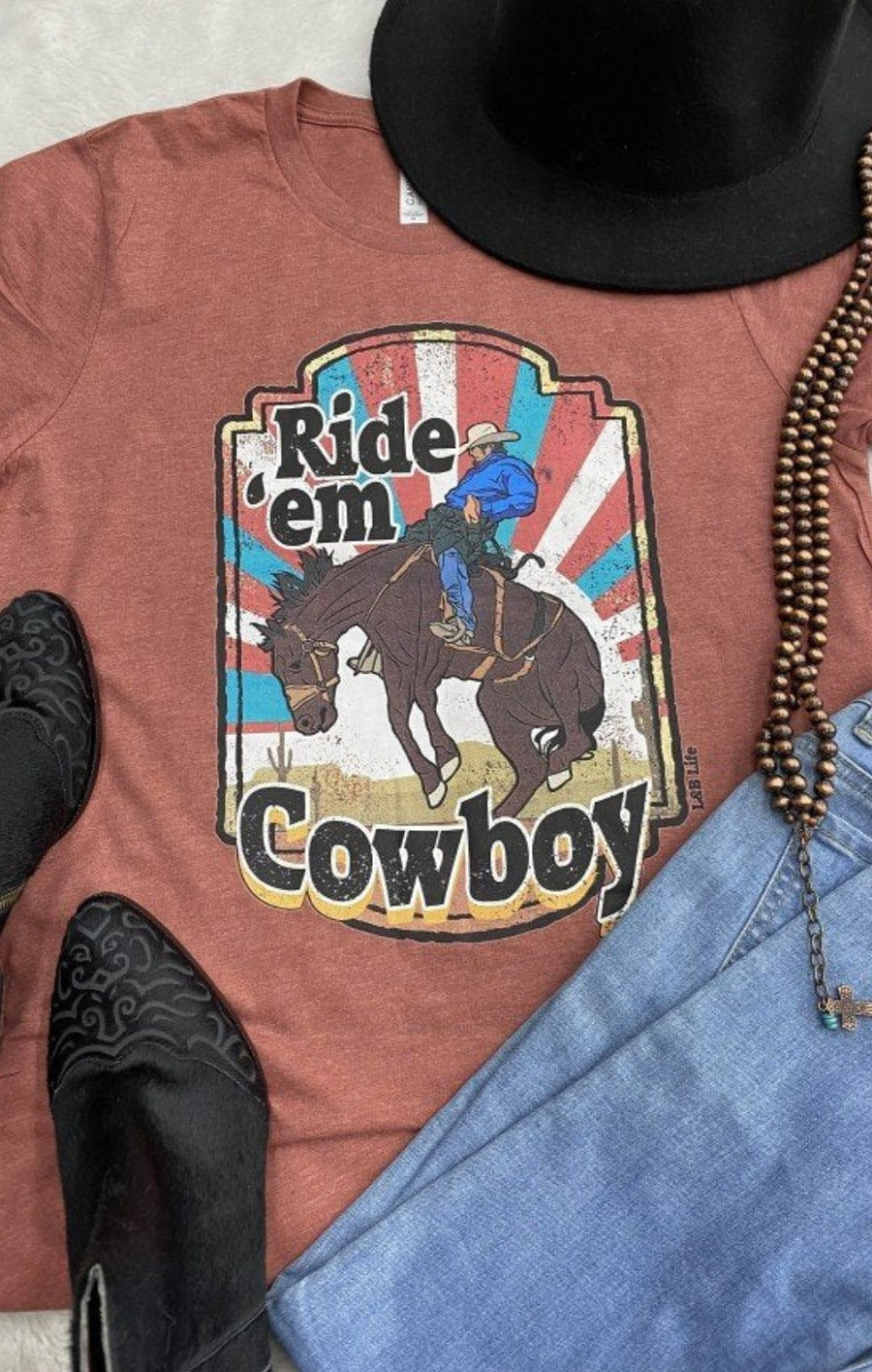 Ride em cowboy tee