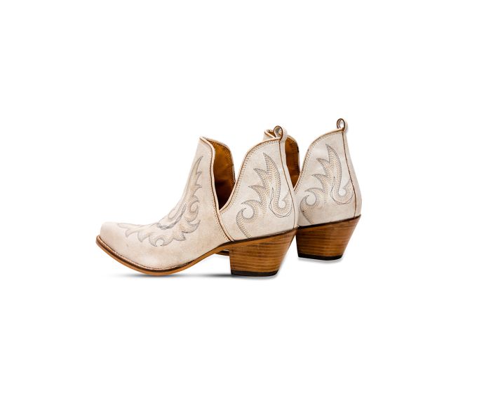 Dusty Pearl Cowgirl Booties