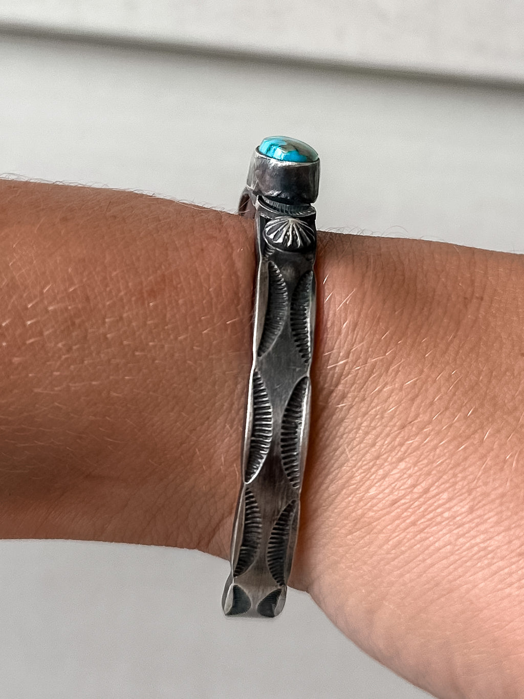 Navajo Handmade Sonoran Gold Cuff