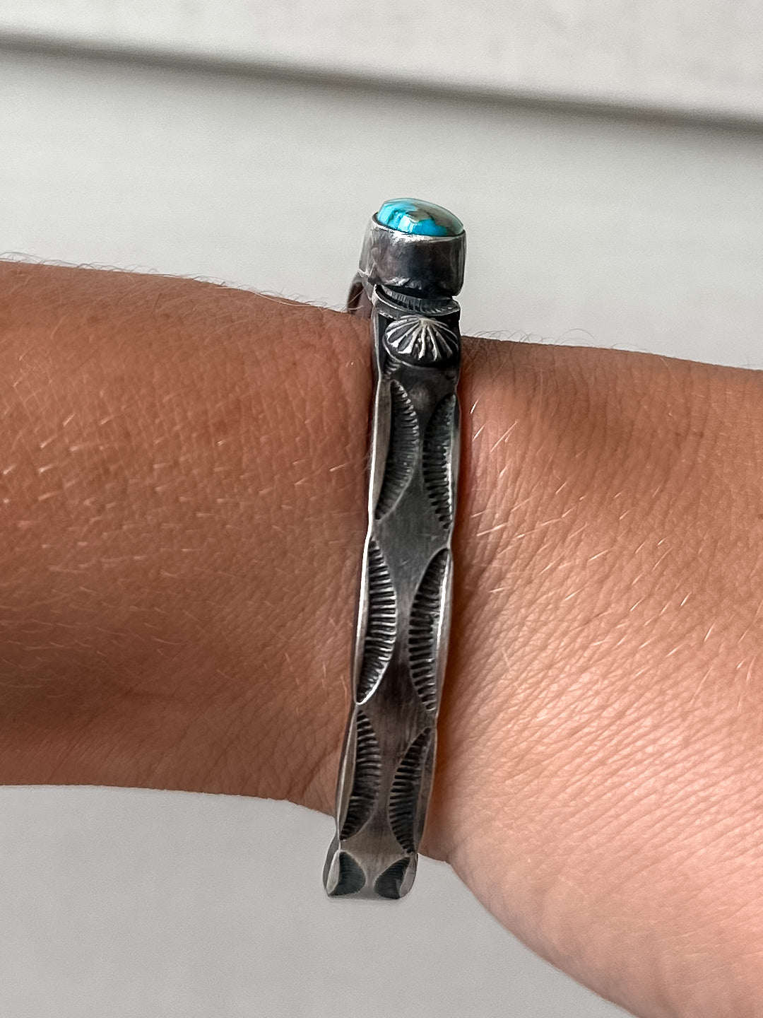 Navajo Handmade Sonoran Gold Cuff