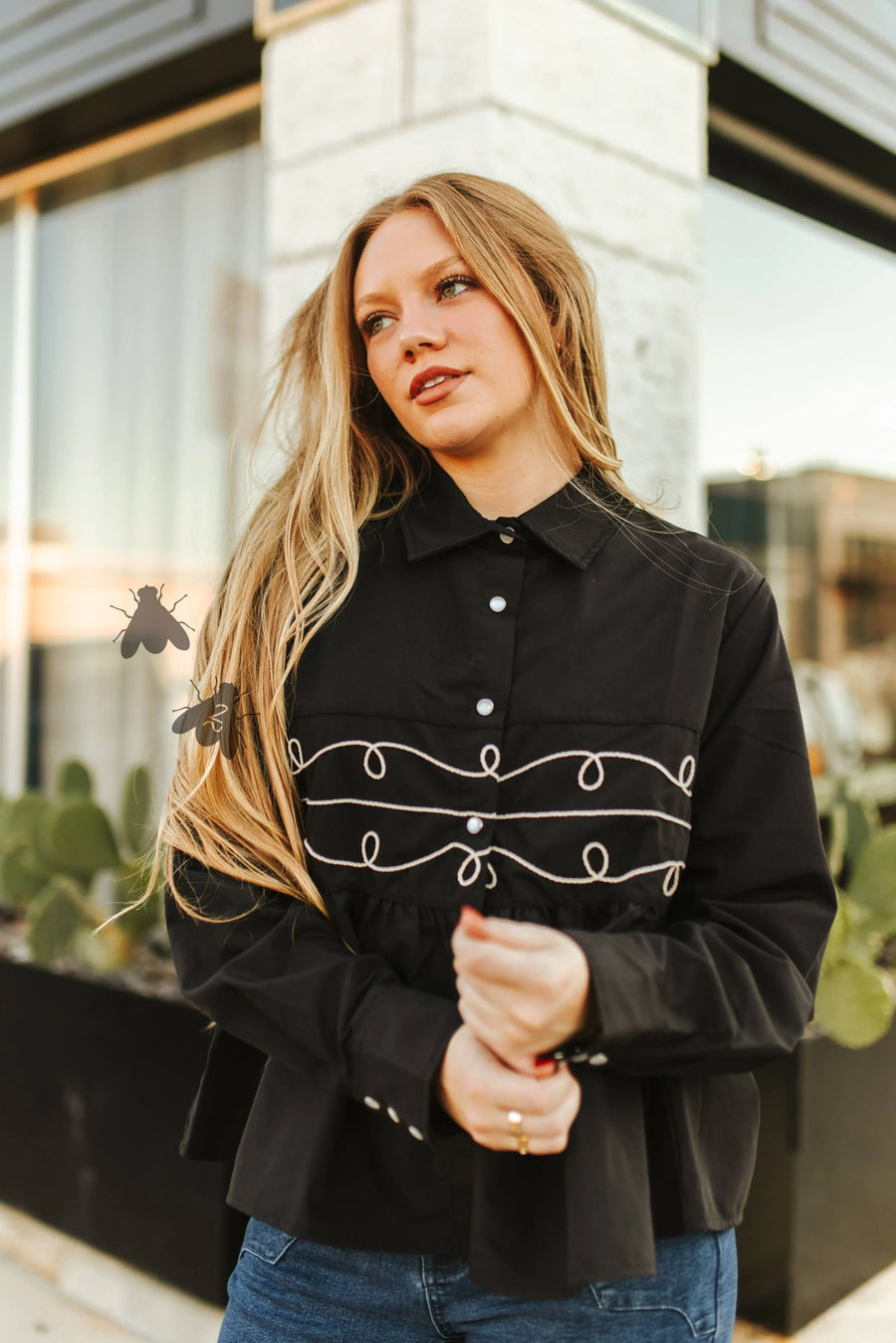 Loopty Lou Long Sleeve (Black)