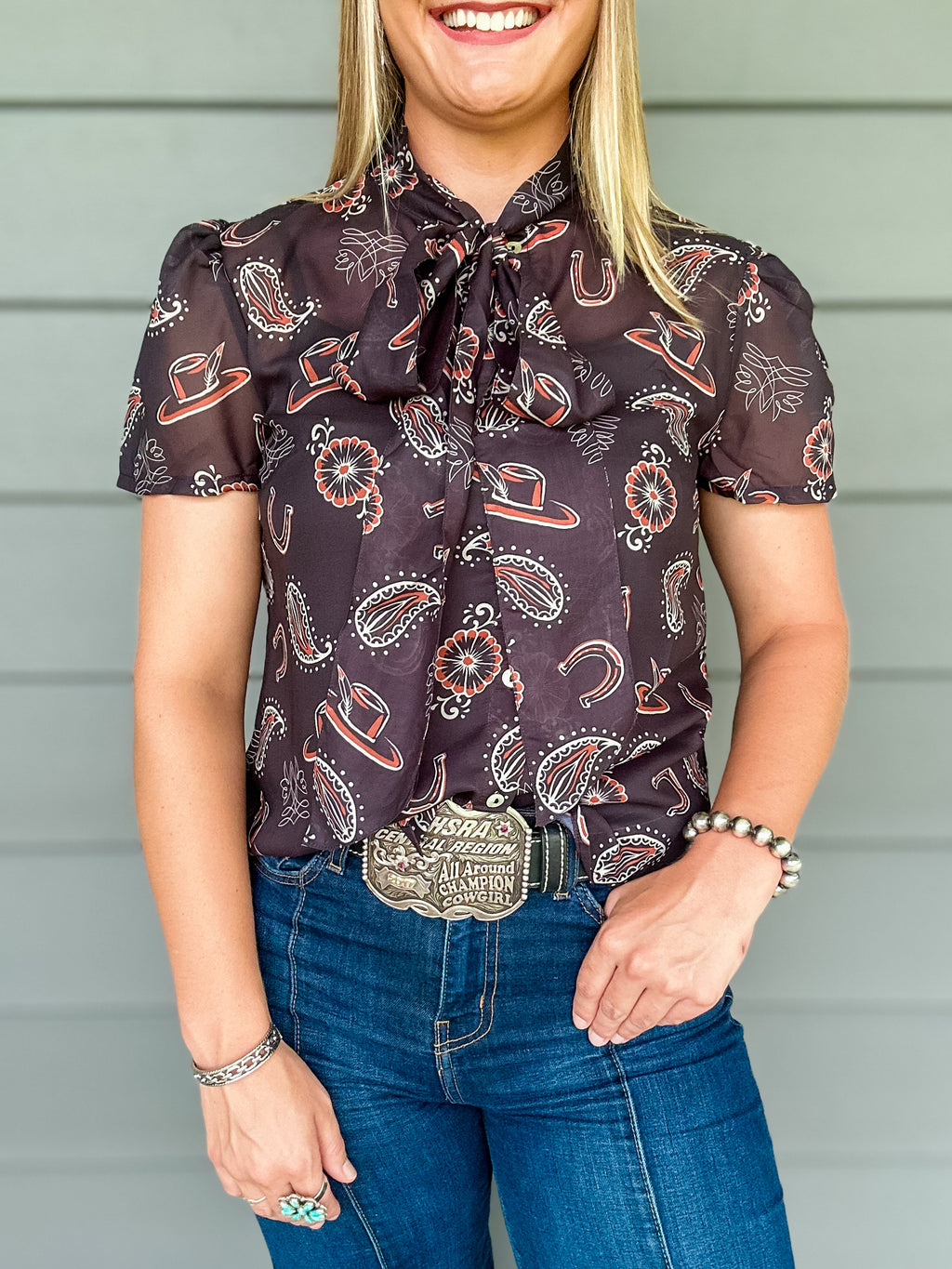 Classy Cowgirl Top