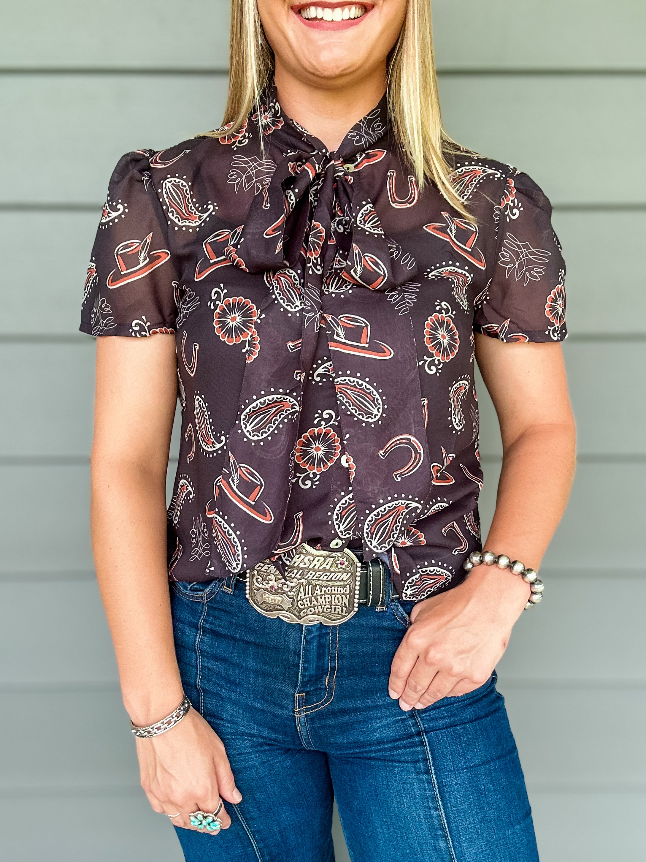Classy Cowgirl Top