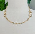 Double Bit Necklace (Gold)
