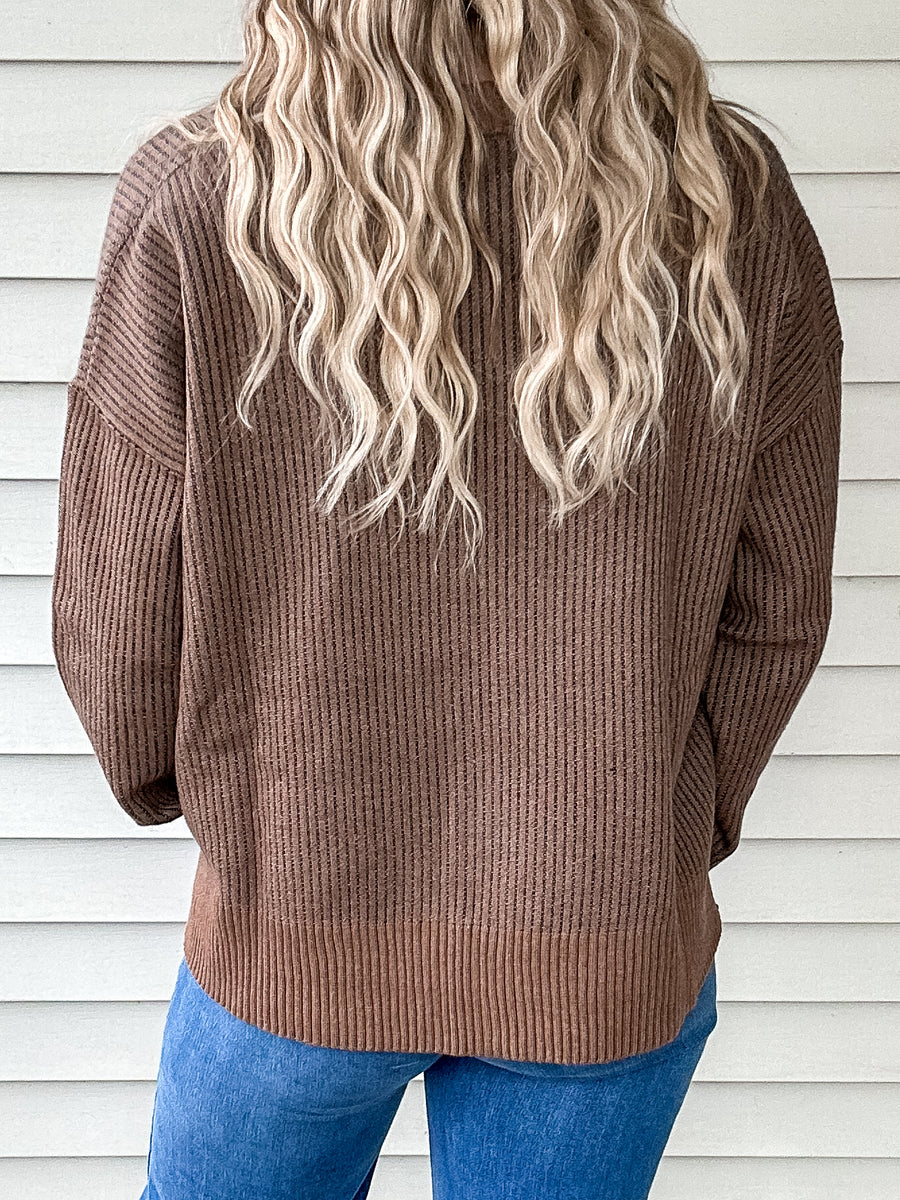 Angus Highway Knit Sweater (Brown)