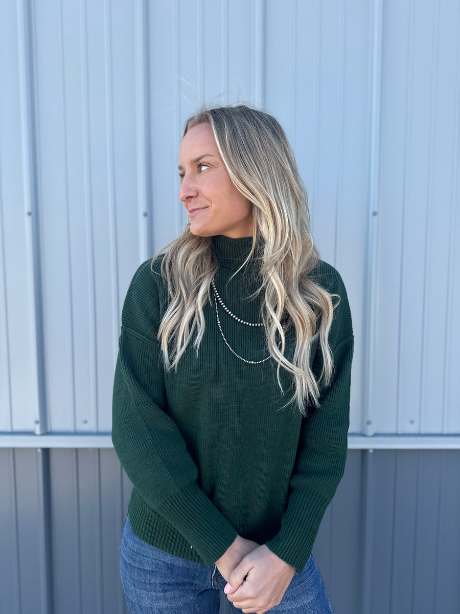 Tate Sweater (Hunter Green)