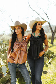 Rodeo Ribbon Top (Black)