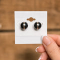 12mm Sterling Silver Pearl Stud Earrings