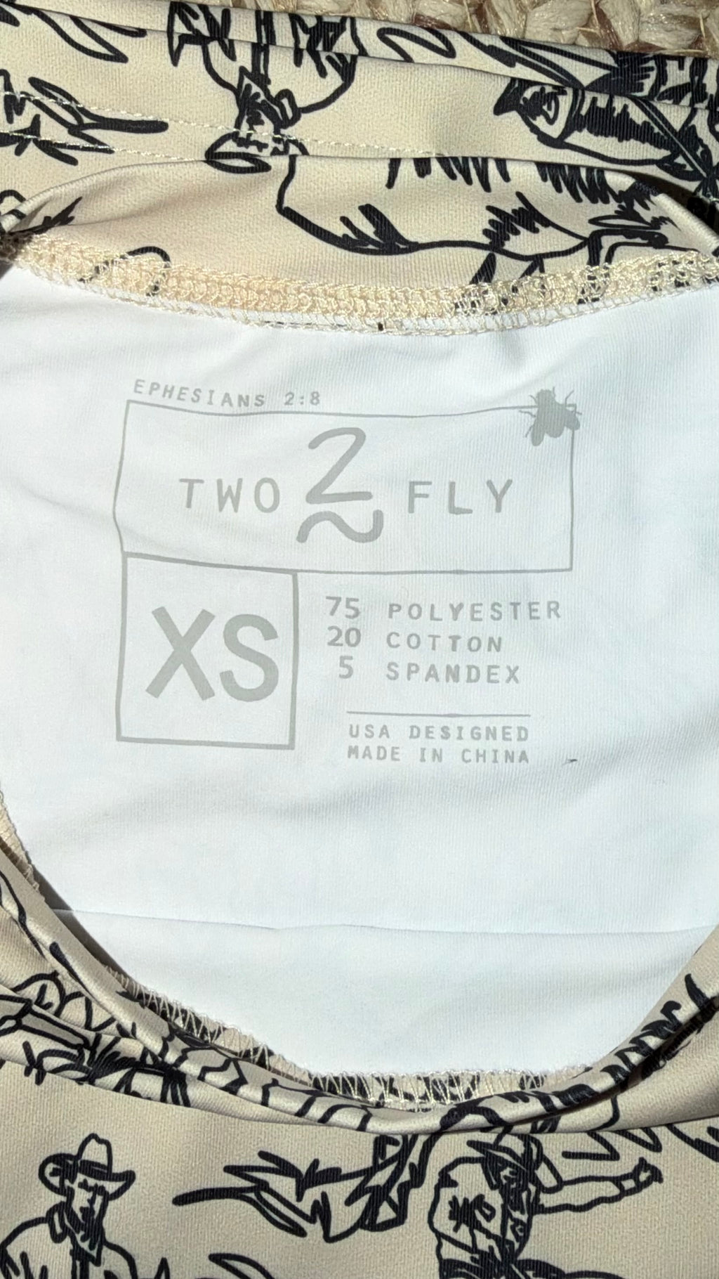 NWOT 2 Fly Co Western Top XS