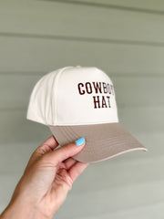 Cowboy Hat Charm Trucker Hat