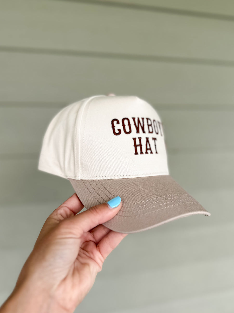 Cowboy Hat Charm Trucker Hat
