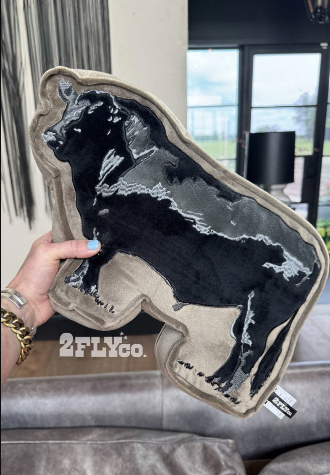 Angus Bull Pillow