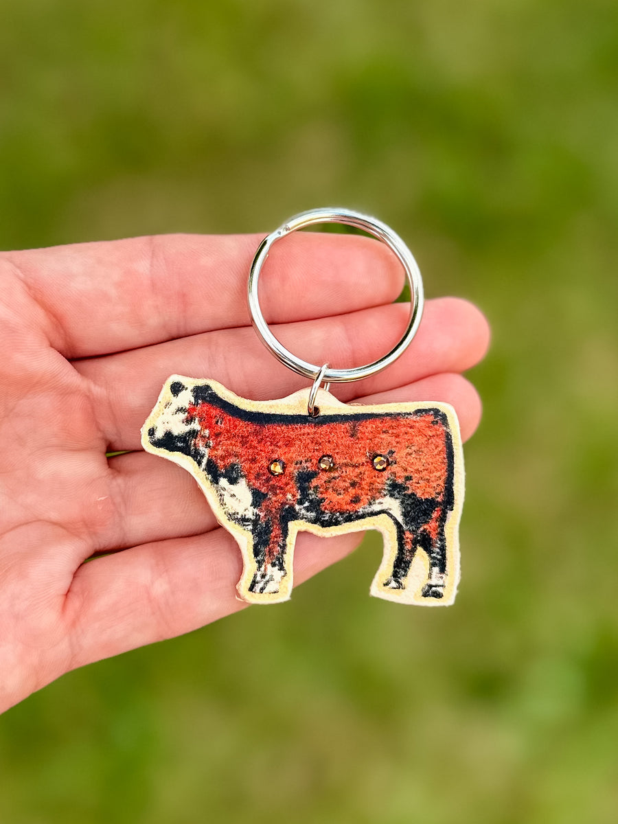 Hereford Keychain