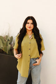 Rodeo Grounds Button Up (Verde)
