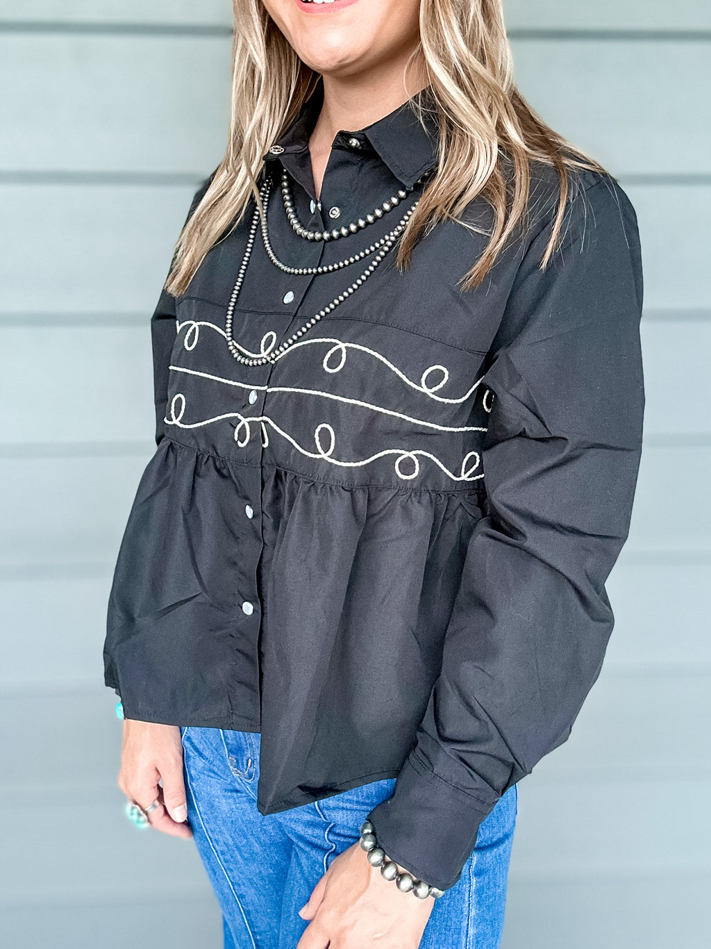 Loopty Lou Long Sleeve (Black)