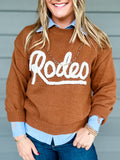 Rodeo Puff Sweater (Brown)