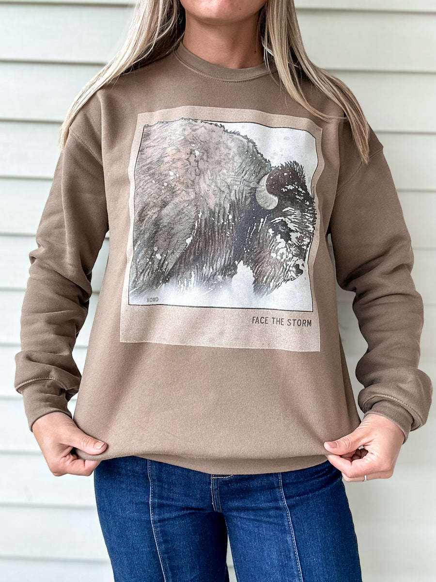 Face The Storm Crewneck Sweatshirt