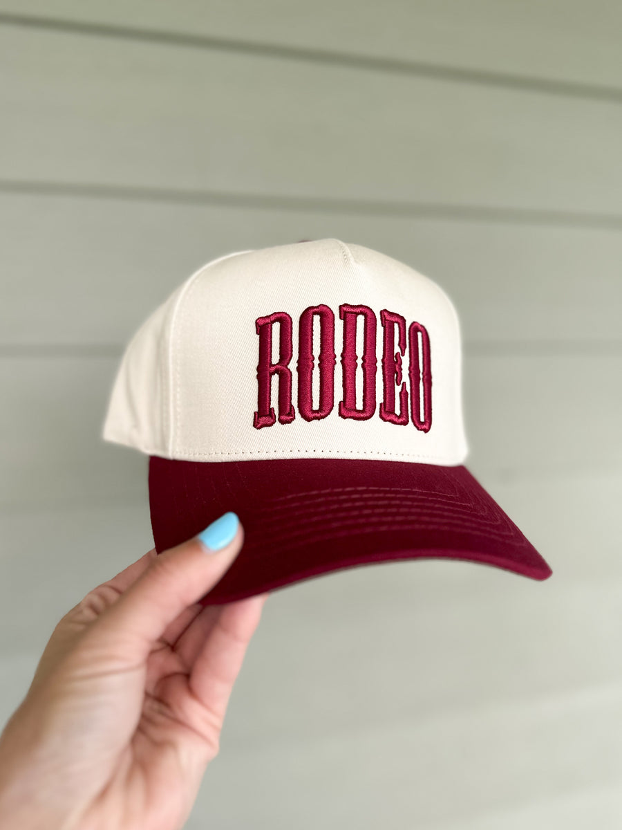 Maroon Rodeo Trucker Hat