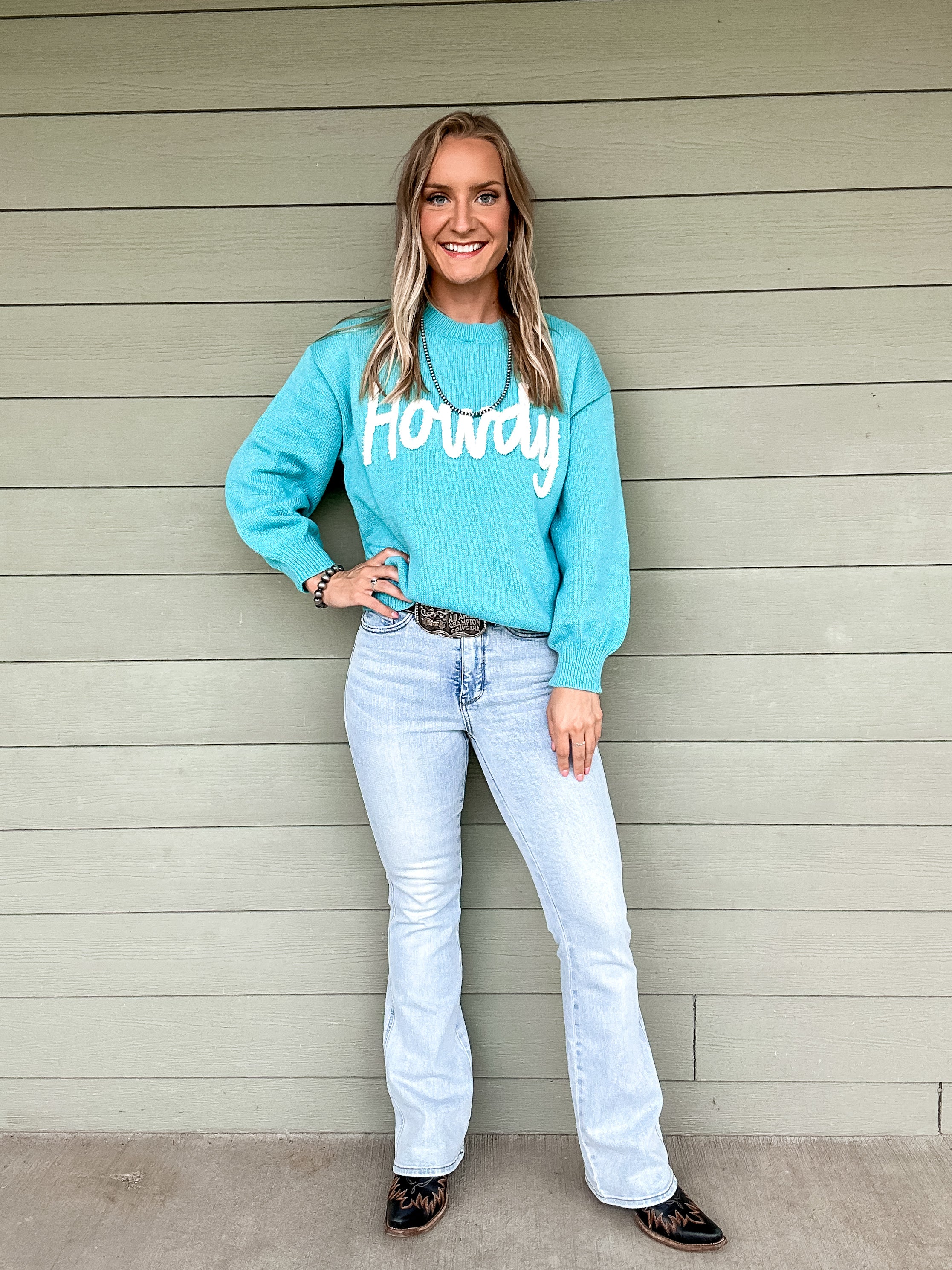 Howdy Puff Sweater
