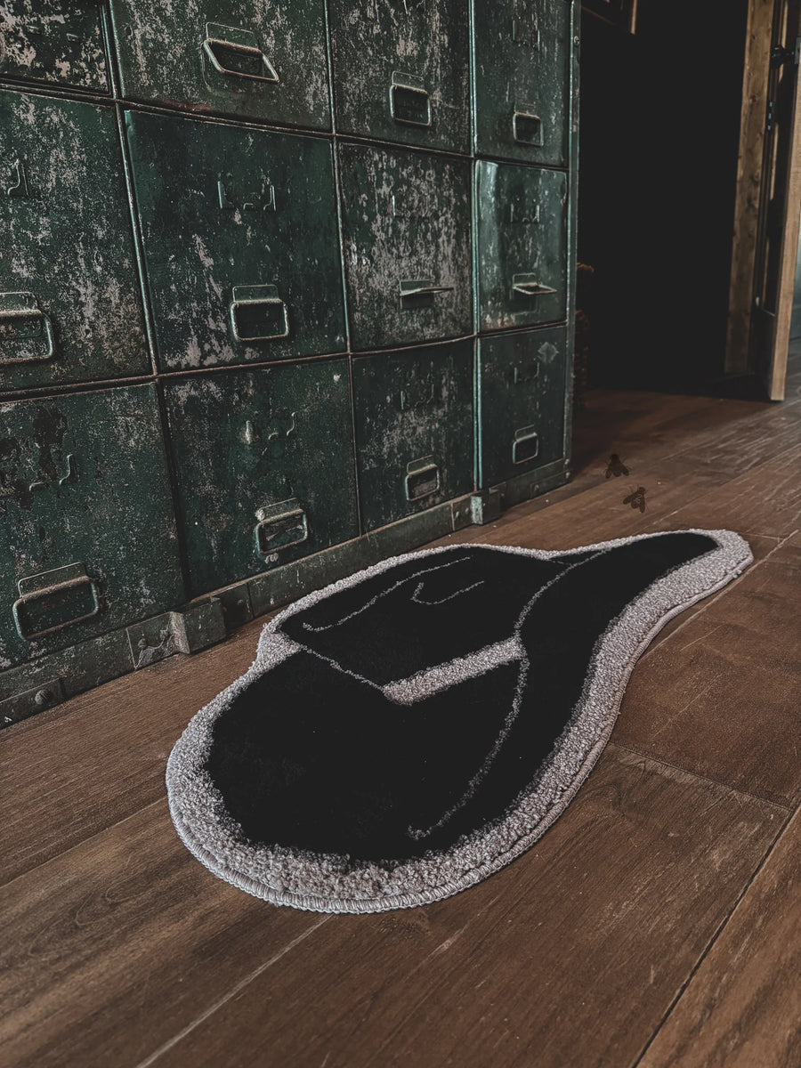 Cowboy Hat Rug (Black)