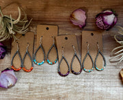 Purple Spiny Oyster Earrings – Sterling Silver Pearls