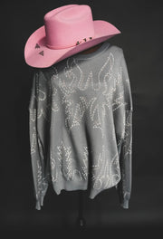 Cowboy boot sweater