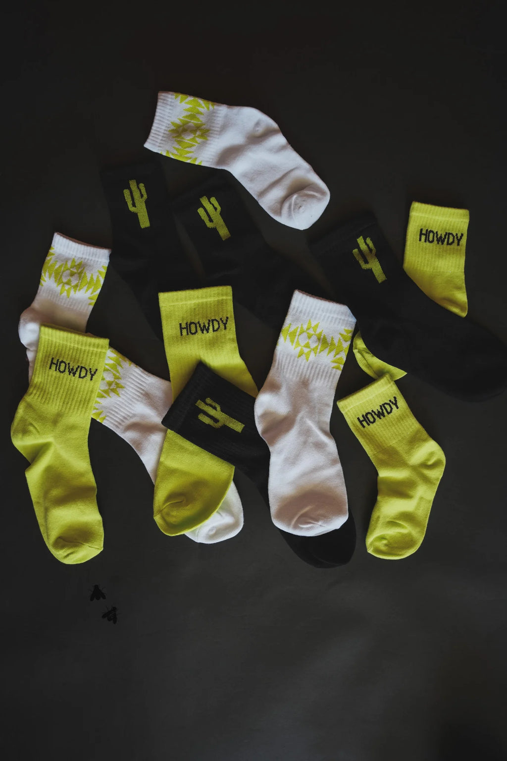 Neon Cacti Socks