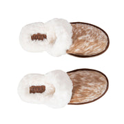 Cowhide Slippers (Brown)