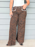 Lasso The Leopard Wide Leg Jeans