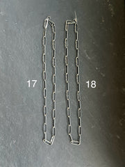 Sterling Silver Medicine Man Eye Paperclip Chain – 22” – Artist Jason Ogg