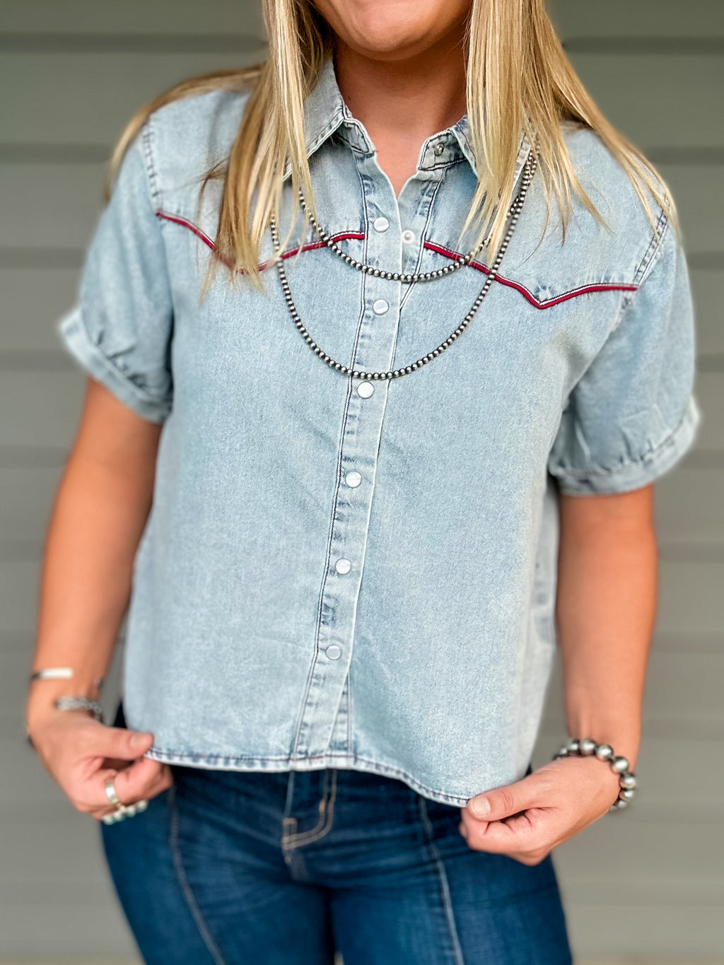 Durango Denim Top