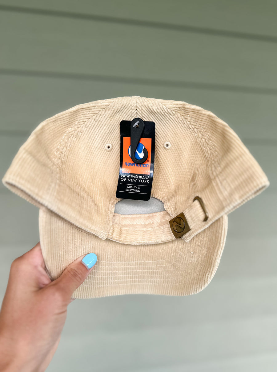 Cowboy Corduroy Ballcap (Sand)