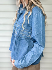 Loopty Lou Long Sleeve (Denim)