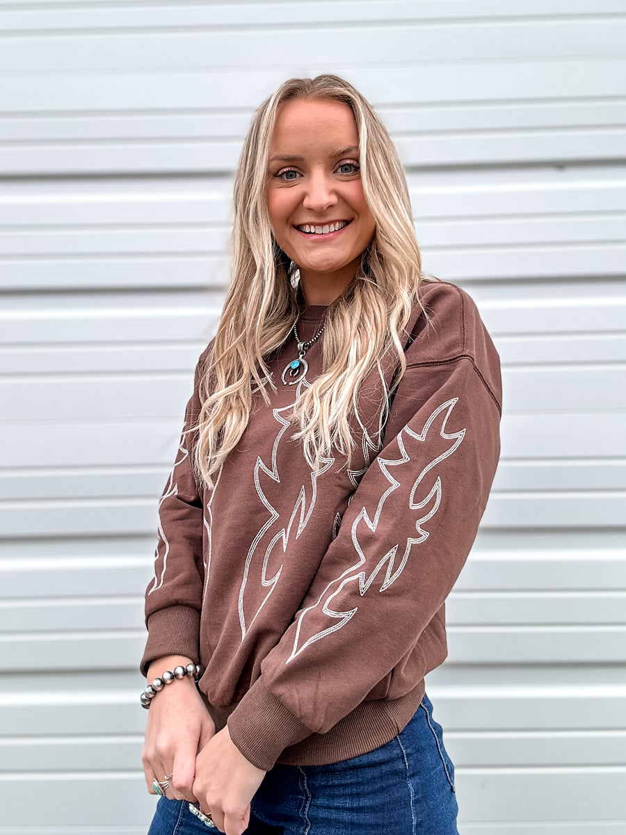 Bootstitch Sweatshirt (Brown)