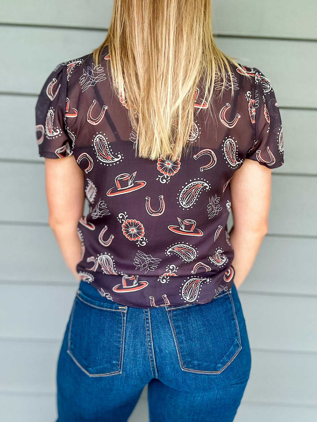 Classy Cowgirl Top