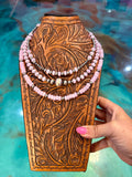 One Time Pieces – Purple Glass & Sterling Silver Necklace Collection